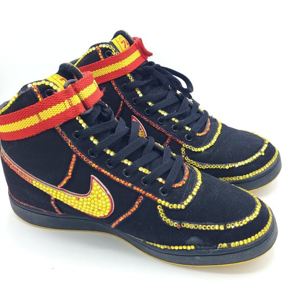 Customized Nike 2003 Vandal High Atlanta 74' black men's size 11 - Picture 3 of 9